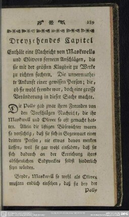 Dreyzehendes Capitel
