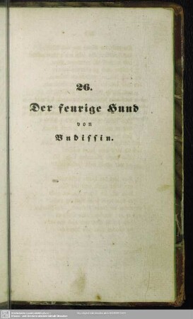 26. Der feurige Hund von Budissin