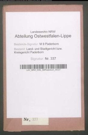 Ehemaliger Mundkoch Carl Platzbecker zu Neuhaus