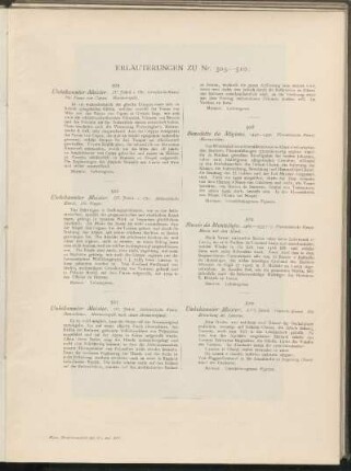 Erläuterungen zu Nr. 505 - 510: