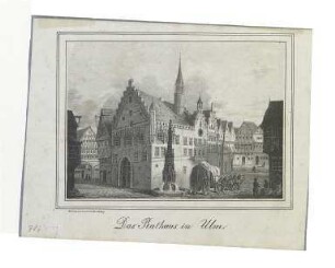 Marktplatz (Nordseite). Um 1850