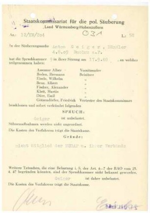 Geiger, Anton