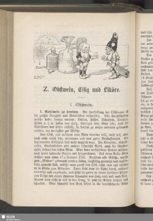 Z. Obstwein, Essig und Liköre