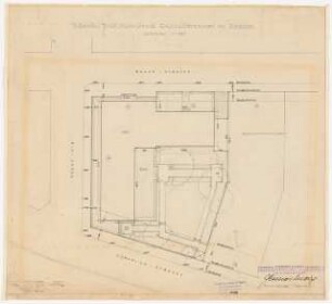 Jugoslawische Gesandtschaft, Berlin-Tiergarten: Lageplan 1:250