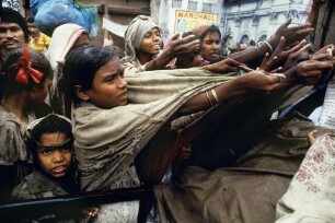 Indien. Hungernde bei Mutter Teresa