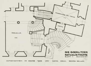 Görlitz, Rathaustreppe