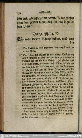Der 91. Psalm