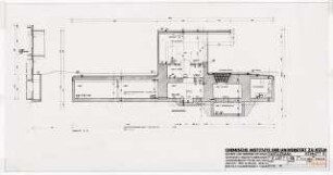 Chemische Institute der Universität Köln: Quellenanlage Schnitt E, 1:100