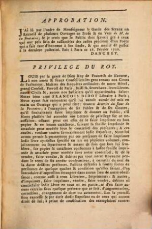 Oeuvres Diverses De M. De La Fontaine, De L'Academie Françoise. 2