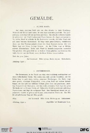 Gemälde (Nr. 1-40)