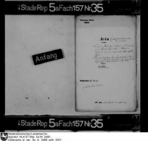 Reduktion der Königsmarck'schen Gogräfschaft in Achim