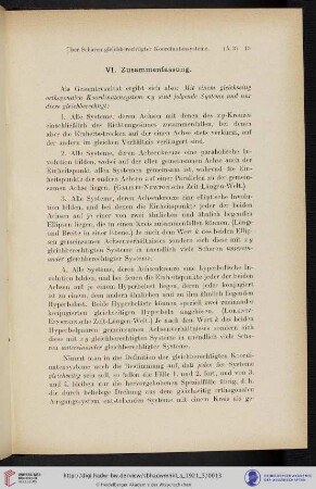 VI. Zusammenfassung