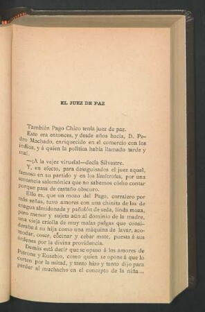El juez de paz