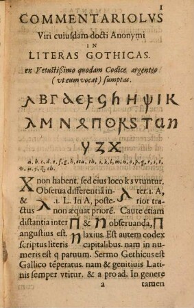De literis & lingua Getarum, sive Gothorum : quibus accesserunt specimina variarum linguarum