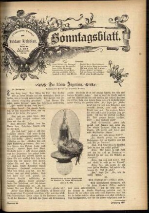 Ausgabe vom Sonntag, den 16. Juni 1907.