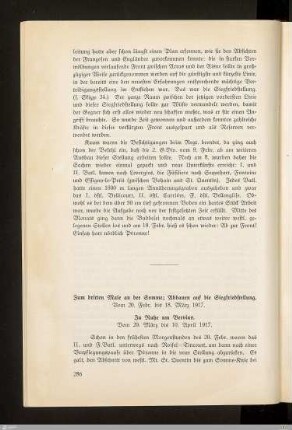 Zum dritten Male an der Somme; Abbauen auf die Siegfriedstellung. - In Ruhe um Vervins