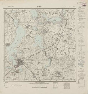 3055 (alte Nr.: 1561) Soldin, Meßtischblatt (4cm - Karte)