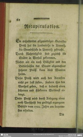 Recapitulation