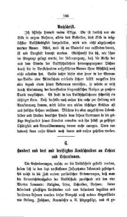 Hundert und drei und dreißigstes Sendschreiben an Lehrer und Lehrerinnen