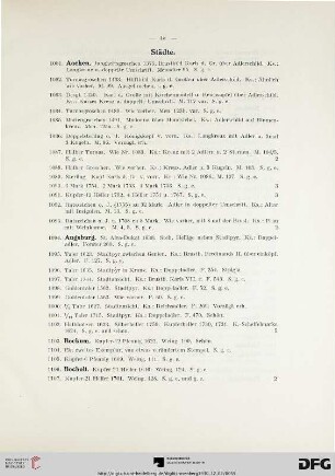 Städte (Nr. 1081-1292)