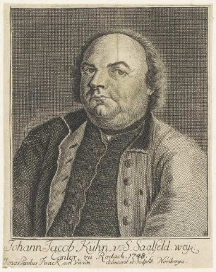 Bildnis des Johann Jacob Kühn