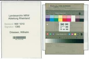 Entnazifizierung Wilhelm Driessen , geb. 26.03.1906 (Gastwirt)