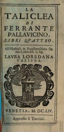 La Taliclea : Libri Qvattro