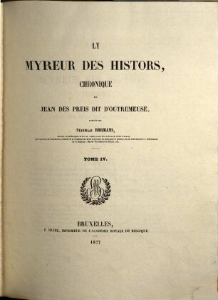 Ly myreur des histors, 4