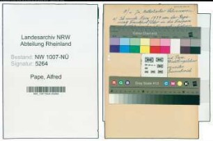 Entnazifizierung Alfred Pape , geb. (Lehrer)