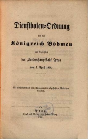 Taschenausgabe der Landes-Gesetze für das Königreich Böhmen, 9