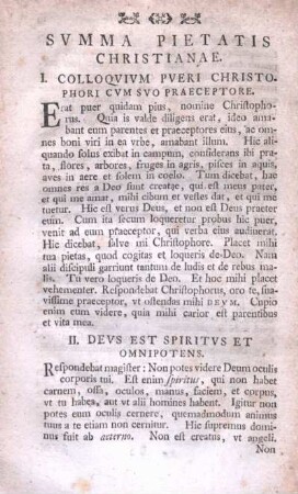 Svmma Pietatis Christianae.