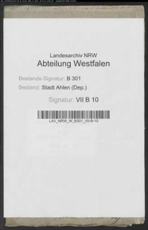Verhandlungen über die Beckum-Kothenschen Armen-Fonds.