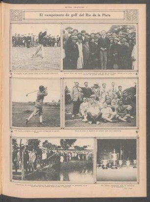 El campeonato de golf del Río de la Plata [Fotografías]