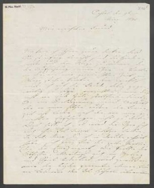 Brief an Giacomo Meyerbeer : 09.03.1845