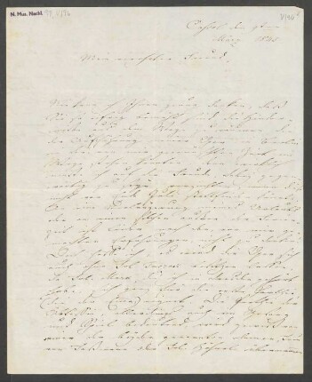 Brief an Giacomo Meyerbeer : 09.03.1845