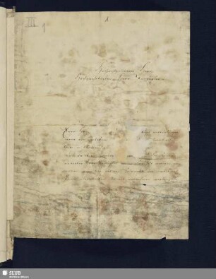 Nr.1) Brief Georg Moritz Godtschalck an A. W. Schlegel; dat. Koblenz, 07.05.1827