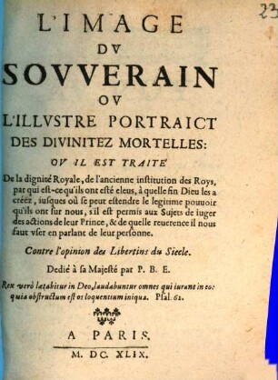 L' Image du Souverain ...