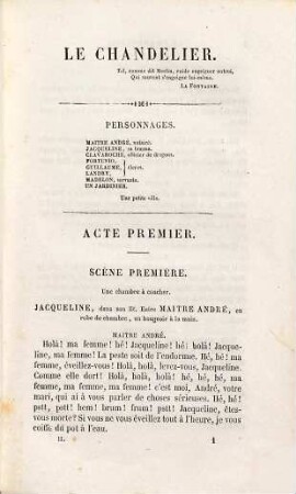 Comédies et proverbes, 2