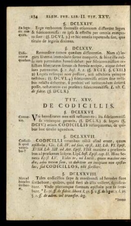 Tit. XXV. De Codicillis