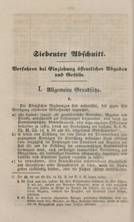 Siebenter Abschnitt.