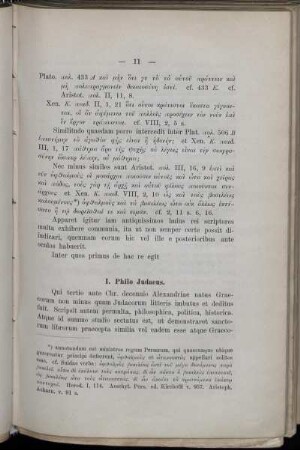 I. Philo Judaeus