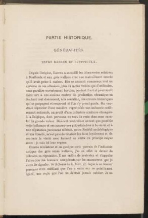 Généralités.
