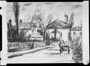 ohne Titel : Zeichnung, aquarelliert