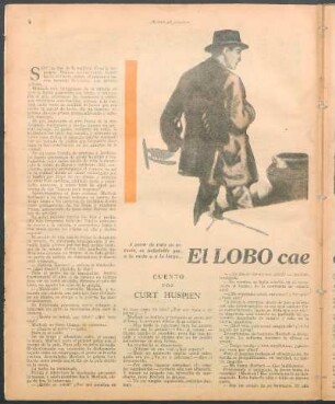 El lobo cae en la trampa : Cuento por Curt Huspien