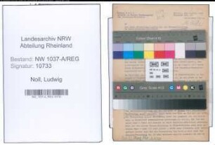 Entnazifizierung Ludwig Noll , geb. 00.00.0000 (Amtsrat)