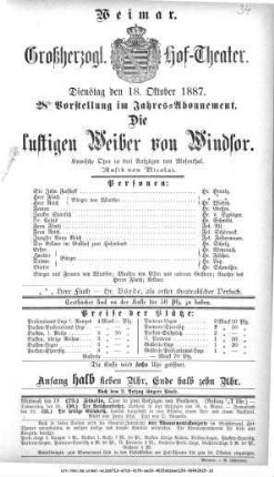 Die lustigen Weiber von Windsor