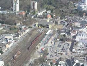 Luftbild Endhaltestelle Bergisch Gladbach