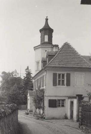 Meinholdsches Turmhaus, Meinholds Weinberg, Weinbergstraße 10, Ansicht von Osten