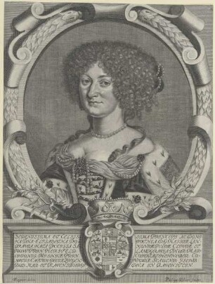 Bildnis der Elisabetha Dorothea Hassiae