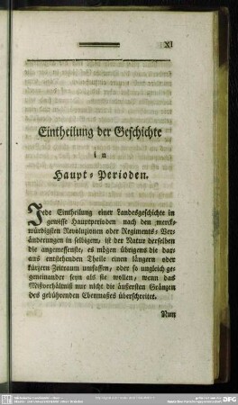 Eintheilung der Geschichte in Haupt-Perioden